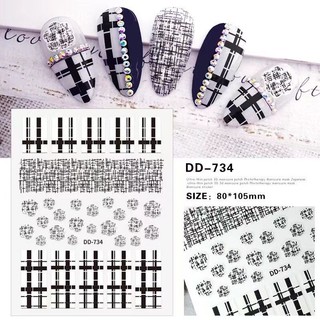 Stiker trang trí móng nail