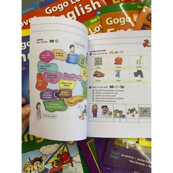 Gogo loves English level1 - 3books