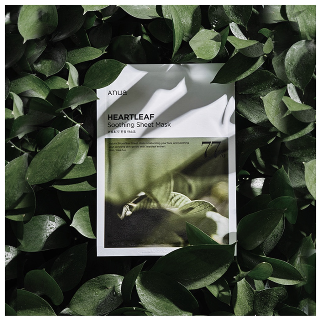 Mặt nạ giảm mụn Anua Heartleaf soothing sheet mask