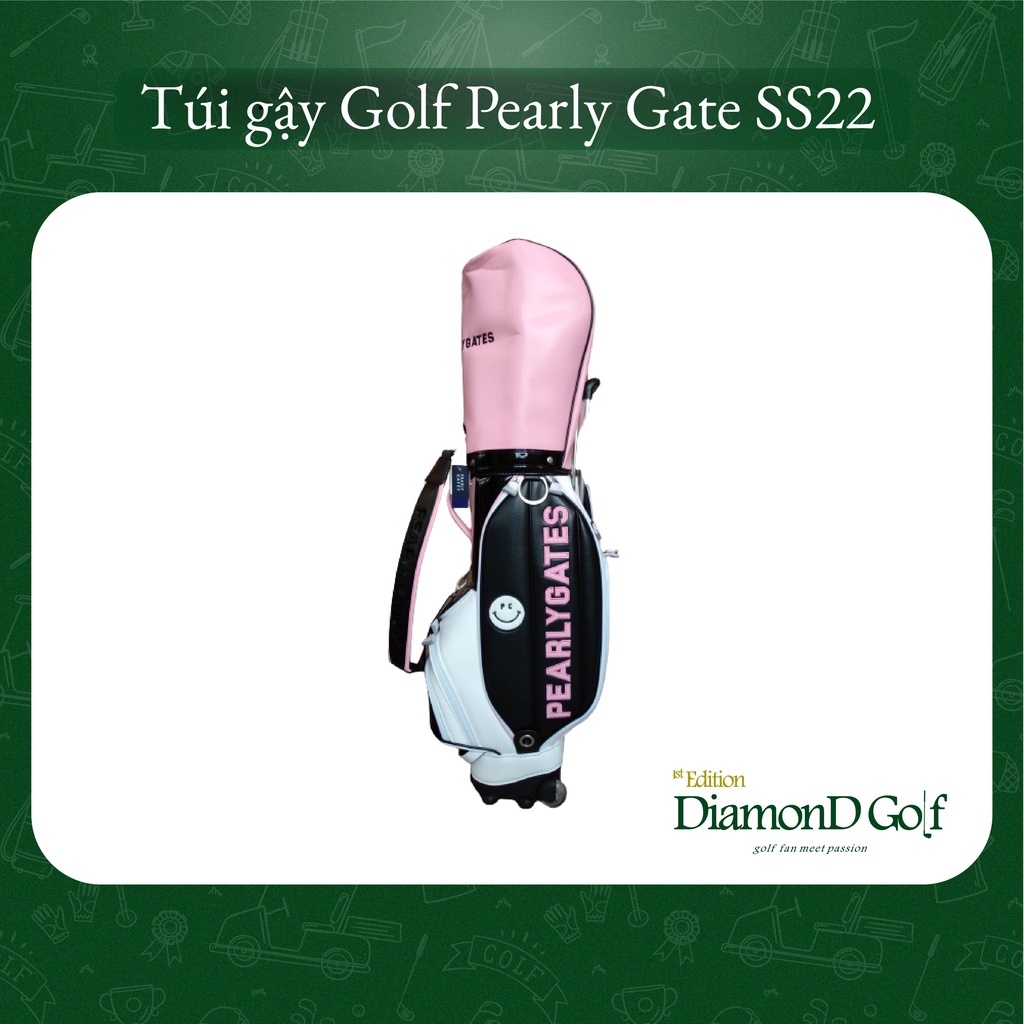 Túi Gậy Golf Nữ Có Bánh Xe Pearly Gates