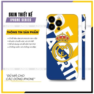 Miếng Dán Skin Real Full Lưng Viền Dành Cho IP 7/14 Pro Max |SK_IPTHAO14| Film 3M Chính Hãng, Khuôn Cắt CNC, Chống Xước