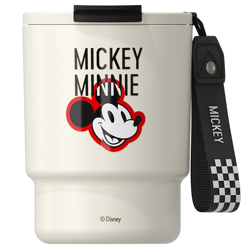 Cốc uống nước/ cà phê APIYOO hình Mickey Disney 3 loại ủy quyền chính hãng ruột thép không gỉ 316 360ml