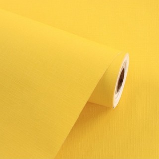 Giấy dán tường màu vàng, decal dán tường vàng, giấy dán màu trơn