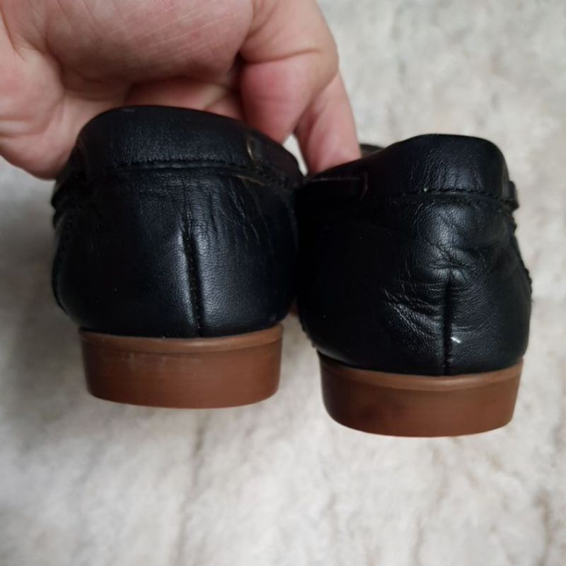 GIÀY SI MỌI  BÉ TRAI DA THẬT- SZ 17CM