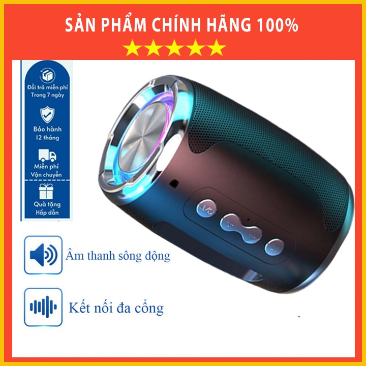 Loa Bluetooth Bass Mạnh S1 Max Có Đèn Led RGB - Loa Bluetooth Mini PIN Khủng Bass Siêu Trầm, Âm Thanh Cực Căng.