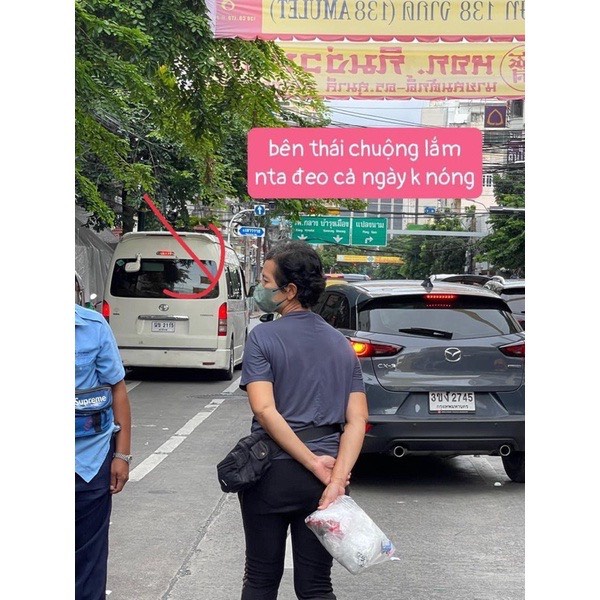 Khẩu trang 3D Thái Lan màu Trendy, không xù lông , êm tai , thoáng mát