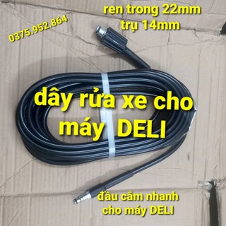 dây rửa xe cho máy Deli