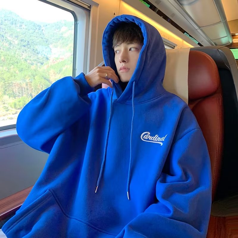 Áo Hoodie Dáng Rộng Tay Dài In Chữ Sáng Tạo Thời Trang Mùa Thu Cho Học Sinh Nam Và Nữ