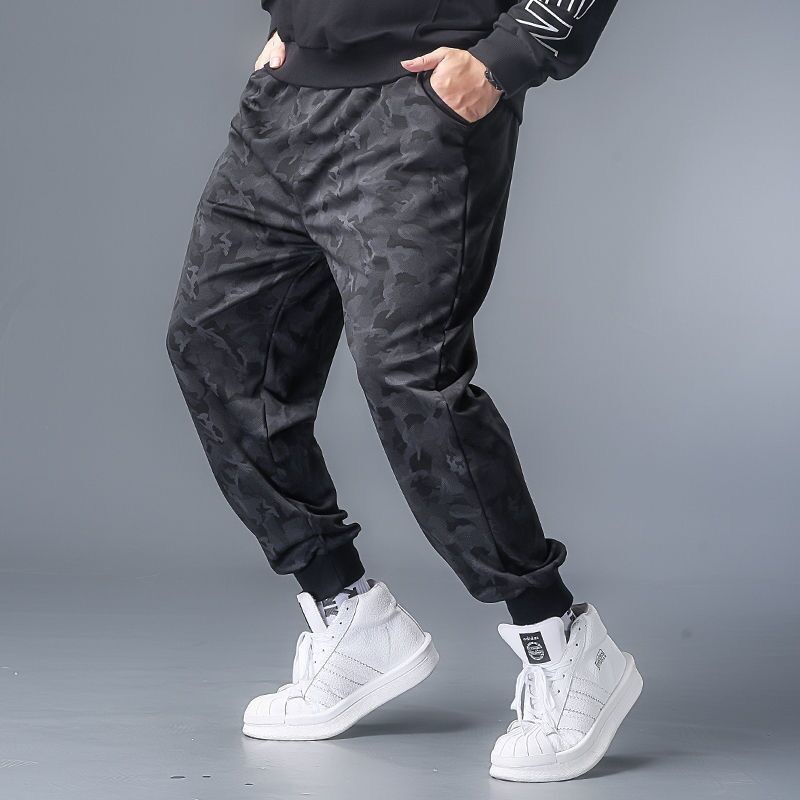 Quần Jeans Thể Thao Ống Rộng Họa Tiết Rằn Ri Size xxl Dành Cho Nam Se