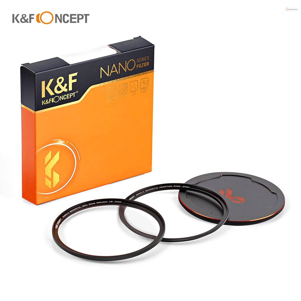 Kính Lọc K &amp; F Concepter K &amp; F NANO-X-1 / 8 Mềm Mại Chống Bụi Chống Thấm Nước FMC # Mới1108