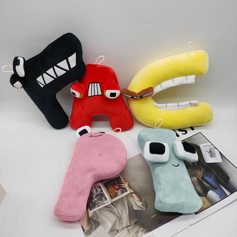 CÓ SẴNBộ 26 Thú Bảng chữ cái tiếng việt Gấu bông, Nhồi Bông Alphabets Alphabet Lore, Gấu bông chữ cái gỗ nổi chữ và số cho bé làm quen với chữ cái và số