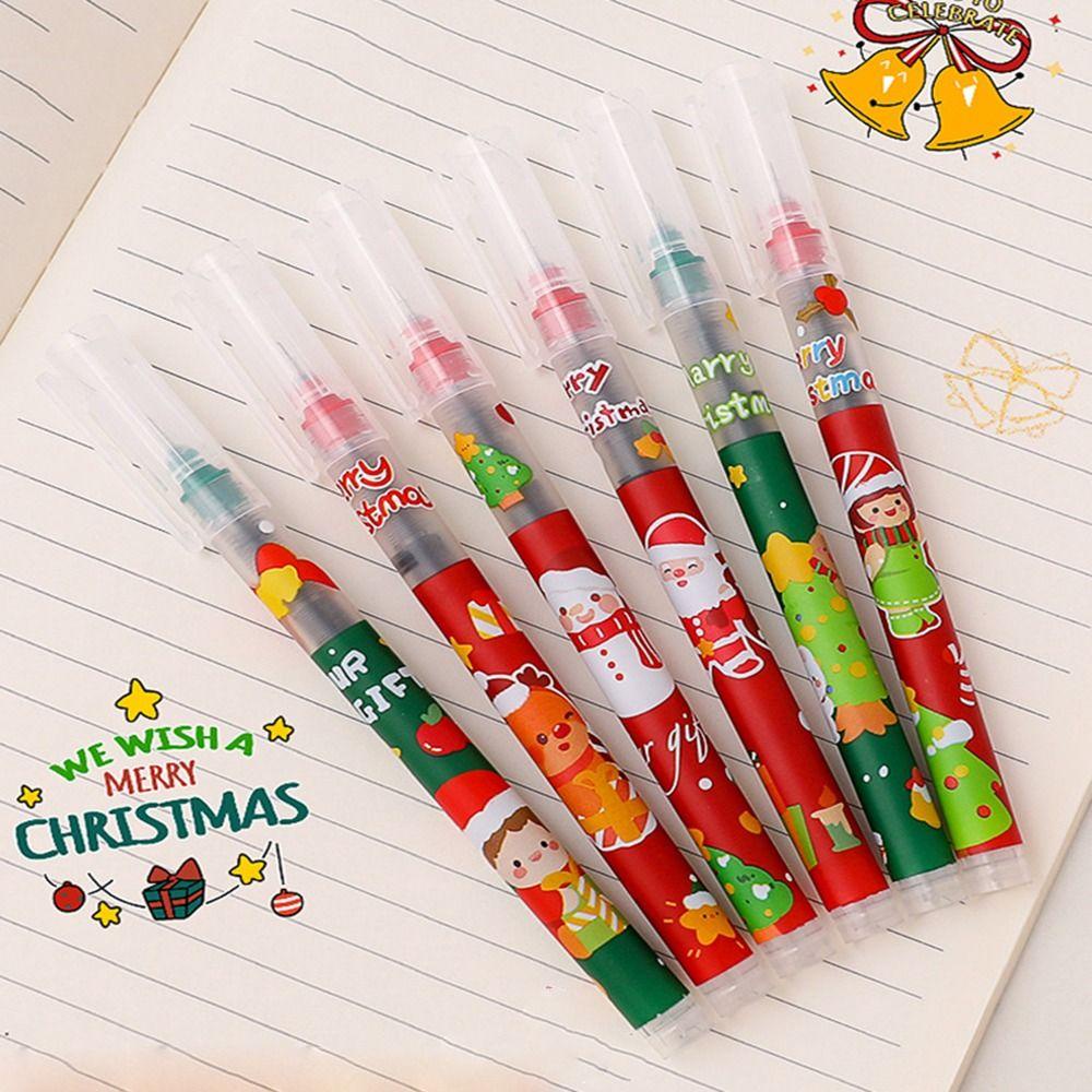 CHOOKEY Set 6 Bút Bi Họa Tiết Hoạt Hình Dễ Thương