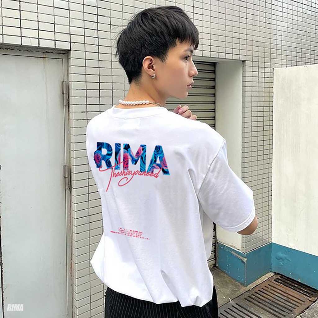 Áo Thun Tay Lở FLOWER Phông Rộng Nam Nữ DOLANTOxRIMA Unisex Cotton Cao Cấp Đẹp Ngắn Freesize Hình Họa Tiết RIMA