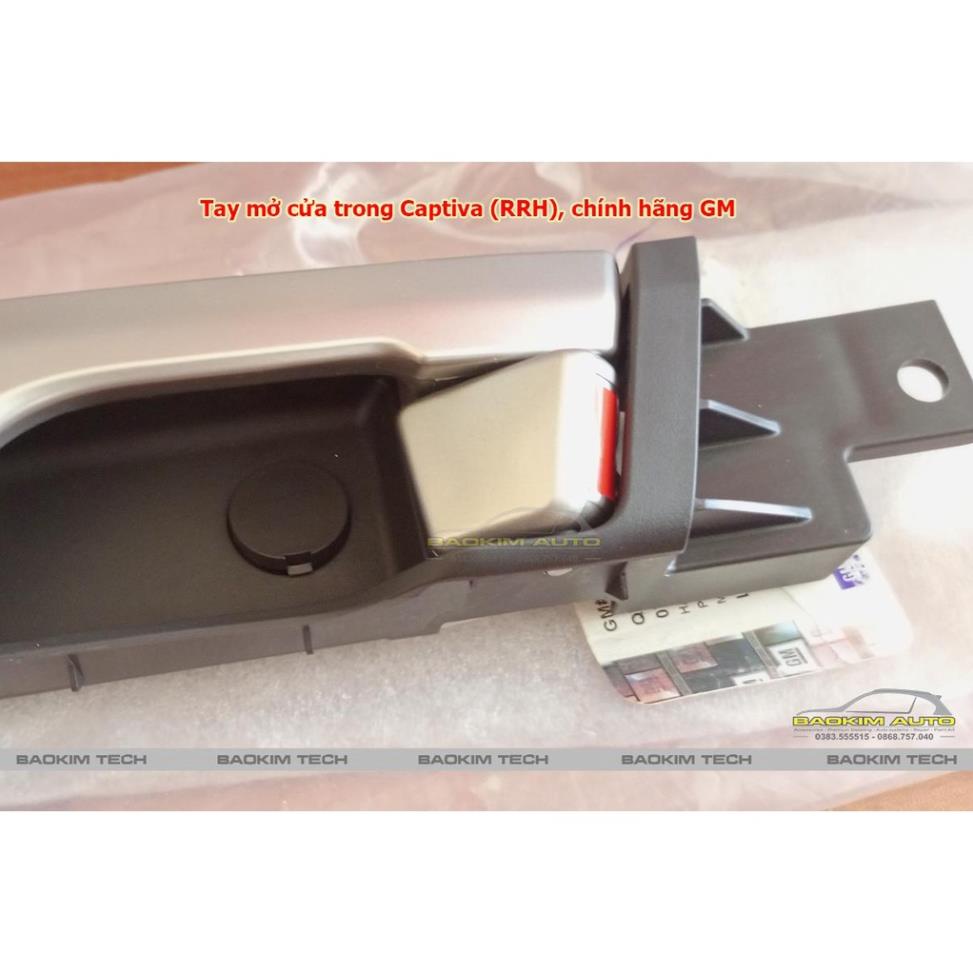 Tay mở cửa trong Captiva phía sau, bên phải , chính hãng GM, new