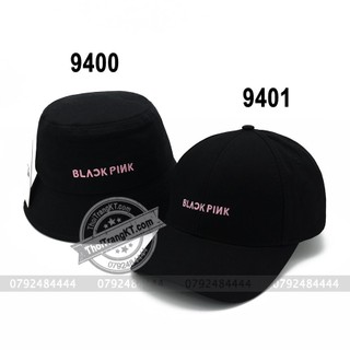 Combo 2 nón black-pink đen
