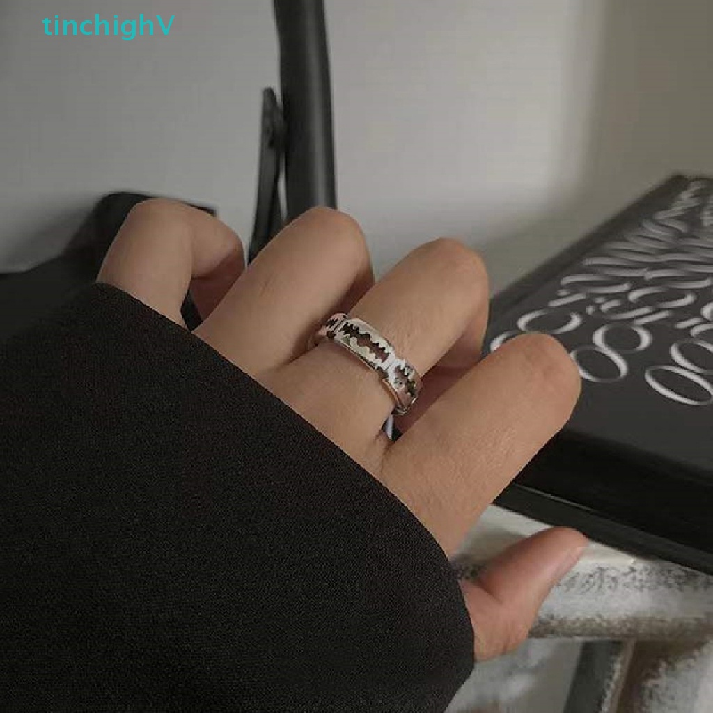 [TinchighV] Nhẫn Lưỡi Phong Cách Punk Hip Hop Điều Chỉnh Được Thời Trang Làm Quà Tặng Tiệc Tùng Cho Nam Và Nữ