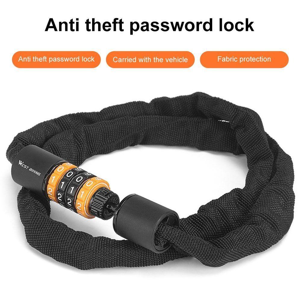 Dây Xích Khóa Xe Đạp Có Mật Khẩu An Toàn Tiện Dụng