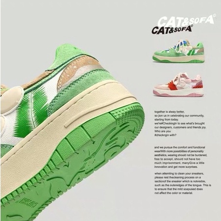 Giày thể thao Cat&Sofa unisex - full box, tặng kèm tất, dây giày - FRUITY - HÀNG SẴN
