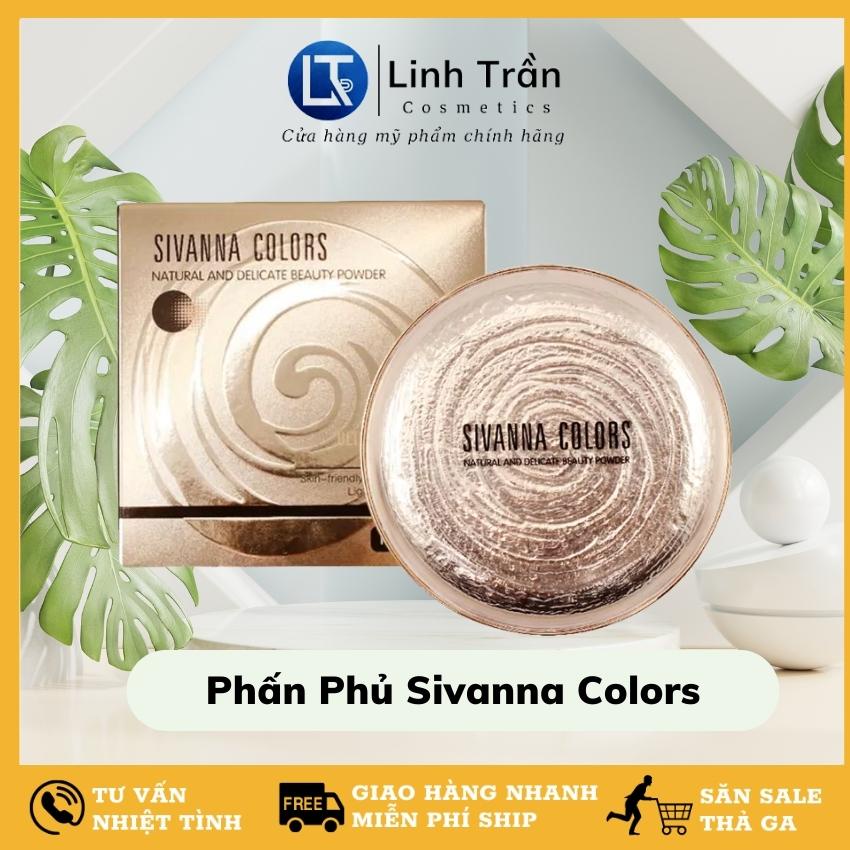 Phấn phủ kiềm dầu chống nắng Sivanna Colors Gold Collagen SPF 15 PA++