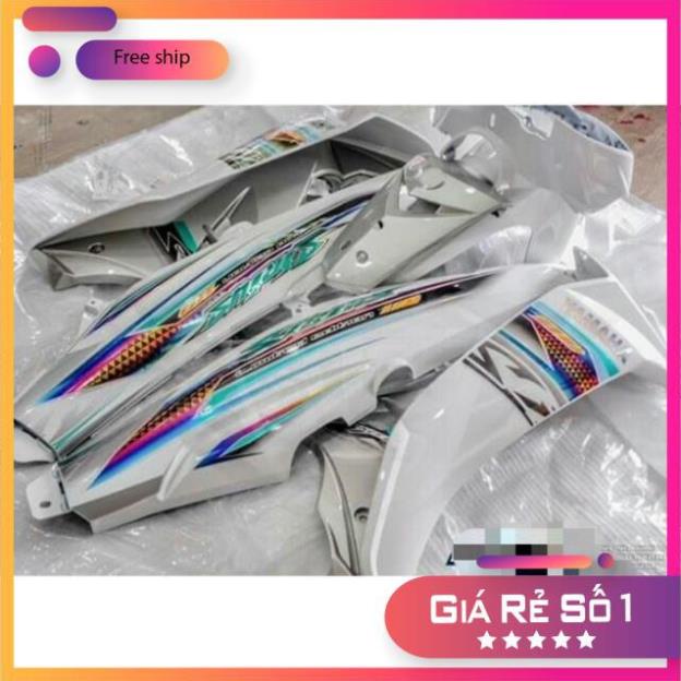 FREE SHIP + QUÀ TẶNG Tem rời xe Sirius 110 chất liệu Crom cao cấp