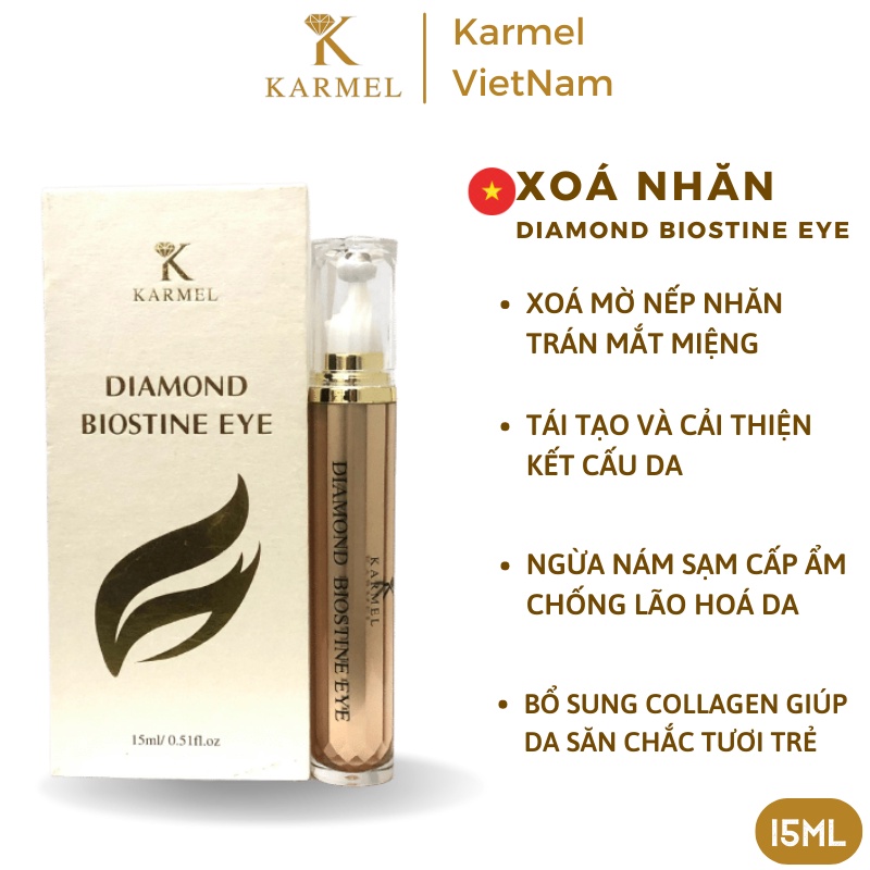 Serum Xoá nhăn Xóa mờ nếp nhăn miệng trán mắt, Cấp ẩm mờ thâm nám trắng da, Bổ sung collagen cho da Kamel(Karmel) 10ml