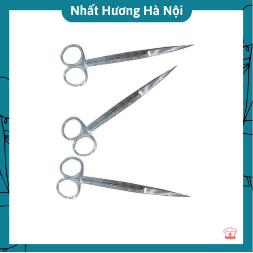 Kéo Gắp Bông Kem Inox – Giao 1 Cái
