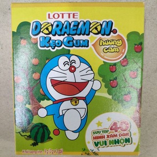 Kẹo gum lotte doraemon hương cam 9.6 gg