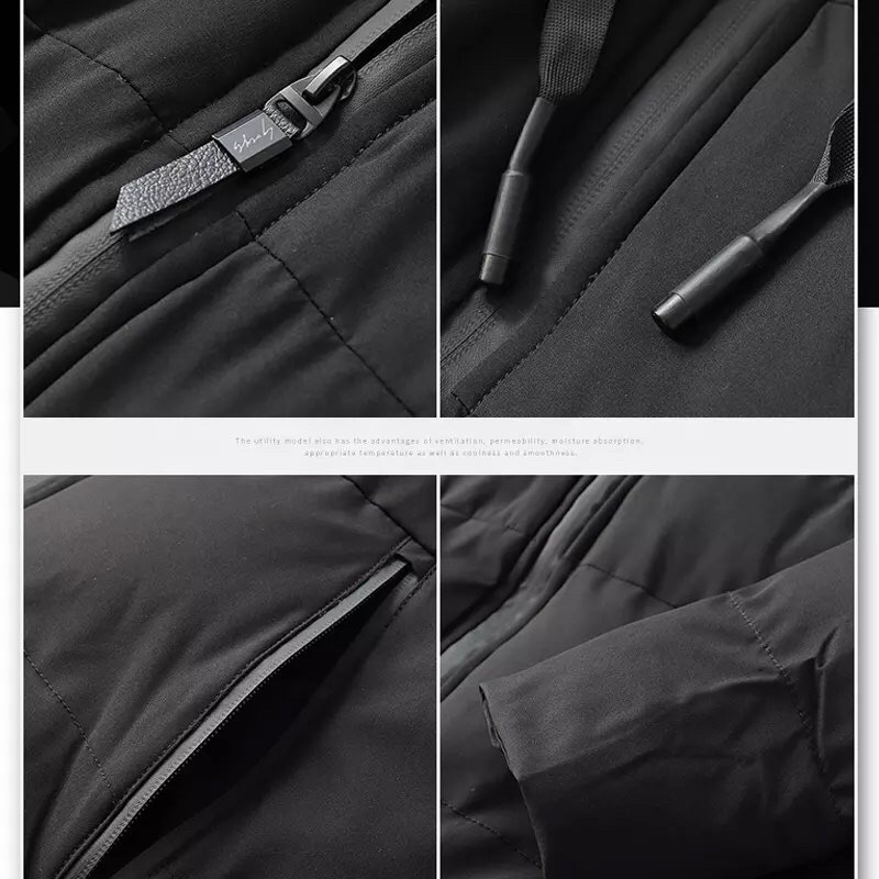 Áo khoác phao nam 3 lớp - Áo khoác gió có mũ phong cách trẻ trung siêu ấm M002