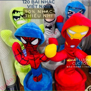 AVENGER - Cây Xương Rồng Nhảy Múa Hát Tiếng Việt Siêu Nhân decor - đồ chơi nhồi bông biết nói nhại giọng sạc usb