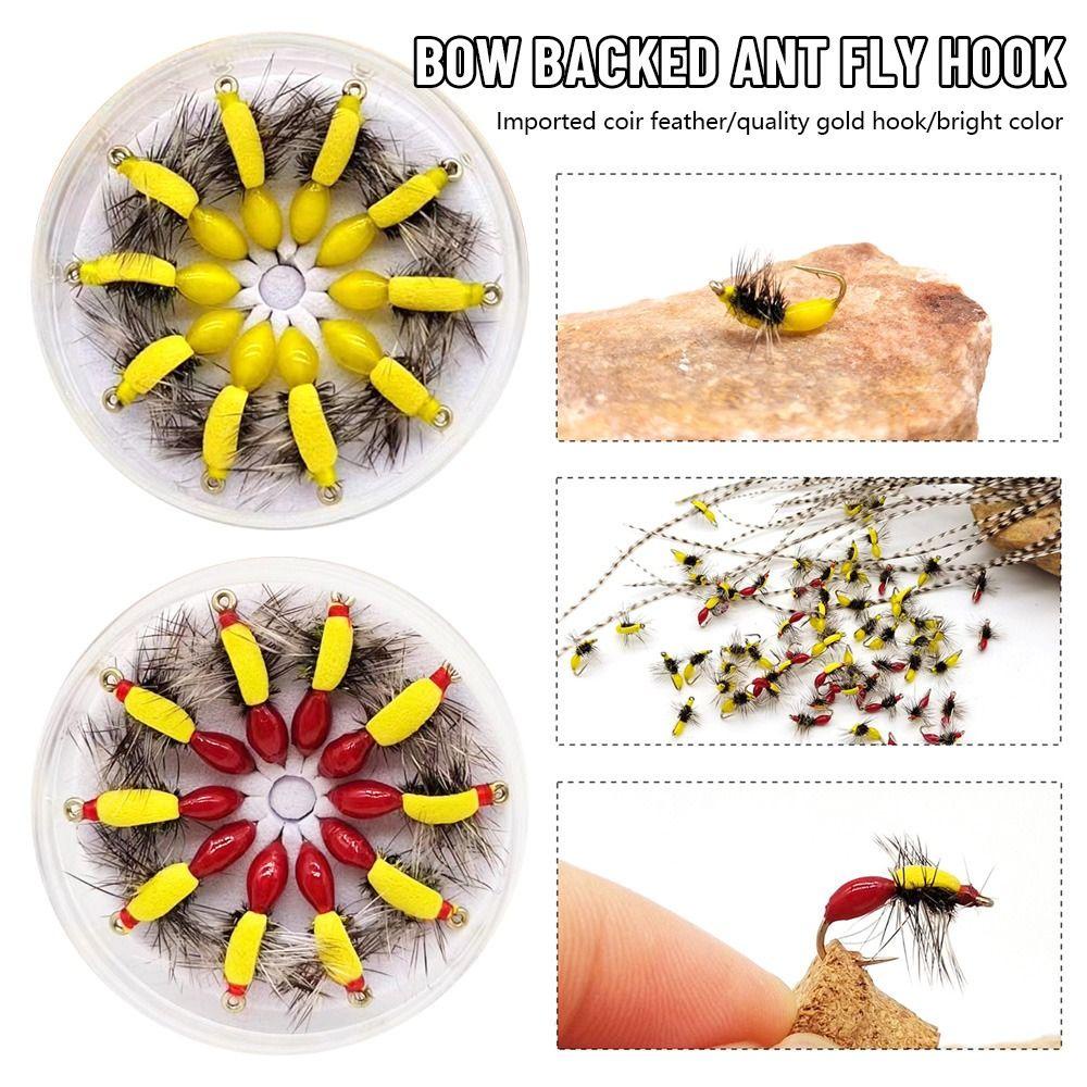 FOREVER Bộ 5 Mồi Câu Cá DIY Hình Kiến # 12# 14# 16# Vật Liệu Làm Thủ Công Răng Cưa Chất Lượng Cao