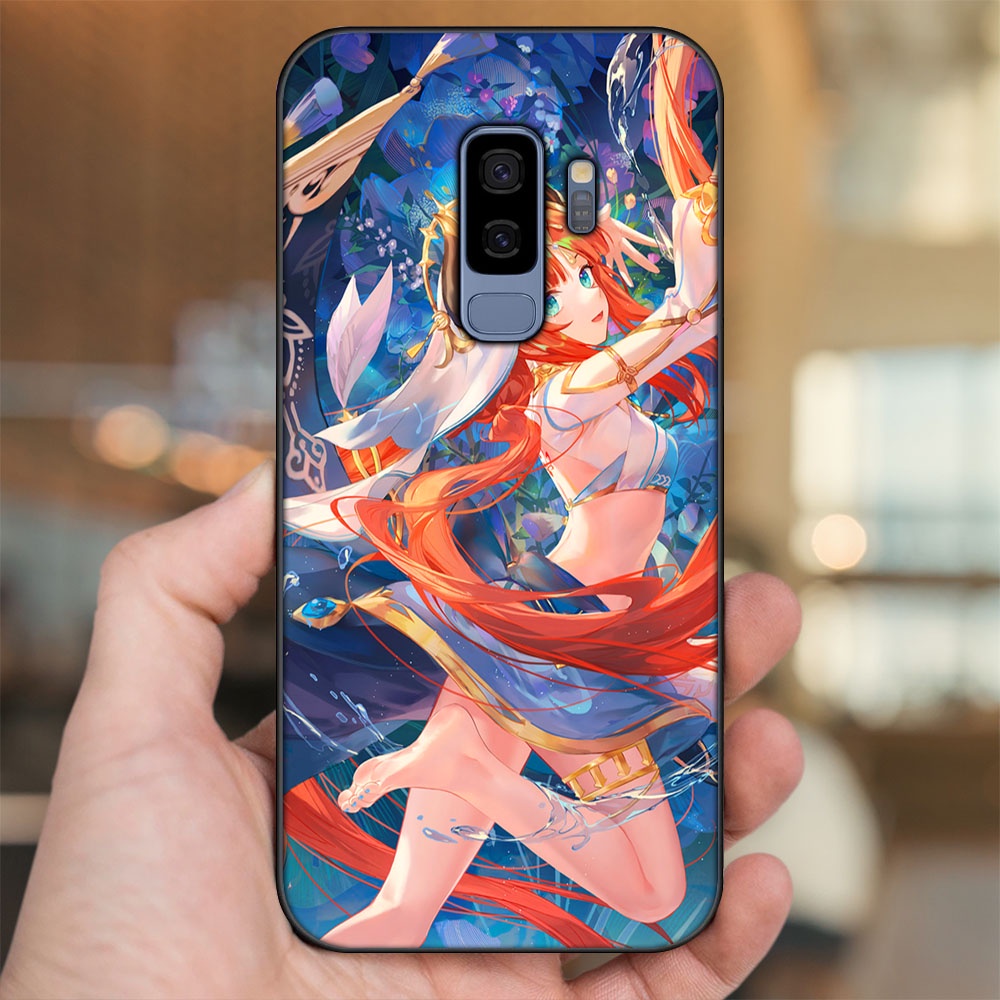 Ốp lưng Samsung S9 Plus viền đen in hình Nilou Genshin Impact