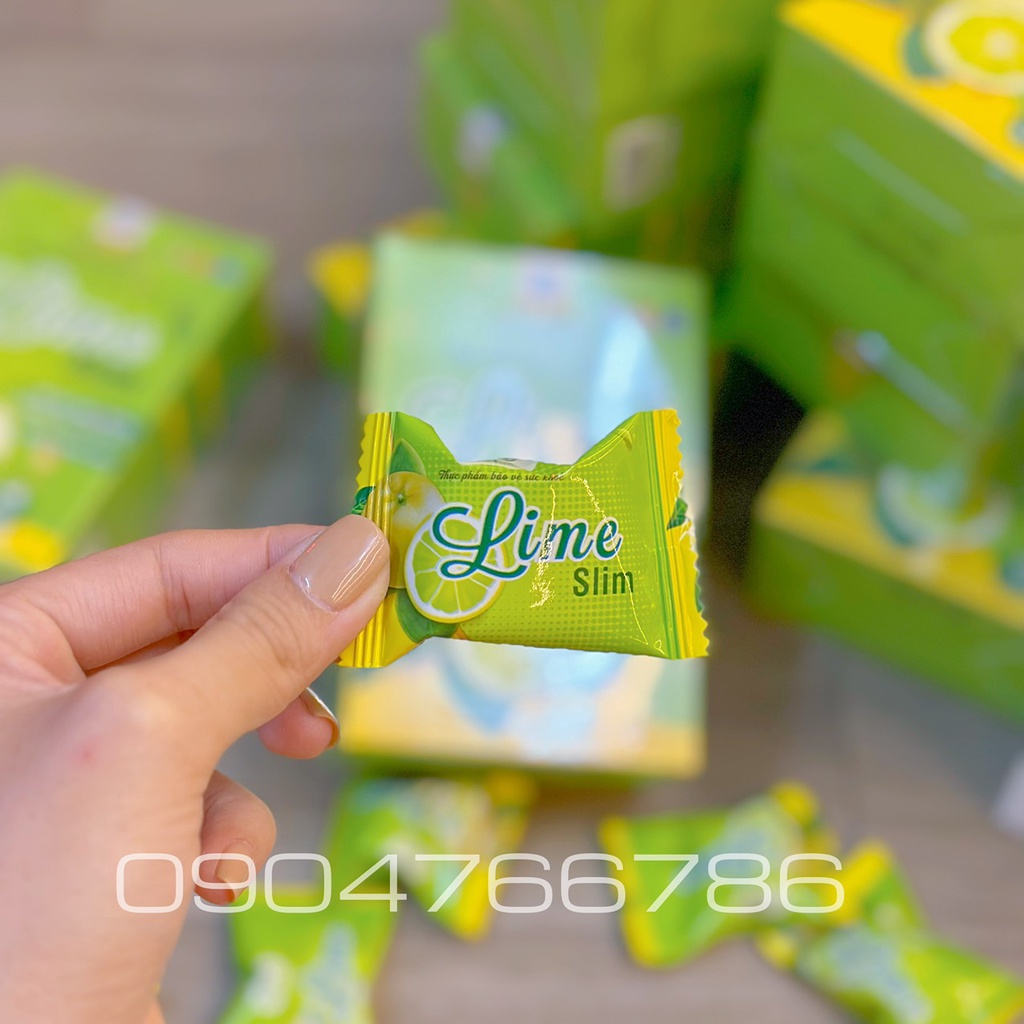 Kẹo chanh Giảm Cân Chính Hãng Hộp 7 viên
