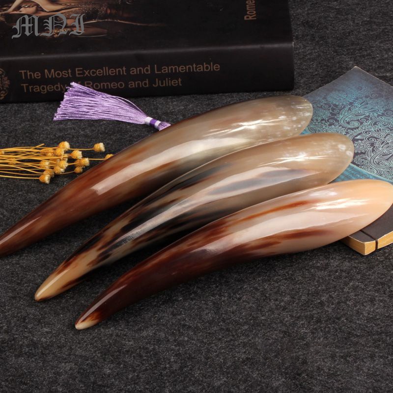 Ống ngọn sừng cạo gió dụng cụ điện chẩn kích thước 16cm - 30cm dụng cụ massage toàn thân