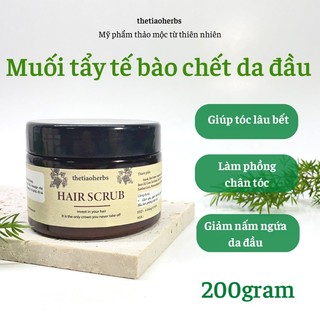 Muối tẩy tế bào chết da đầu - muối tẩy tế bào chết cho tóc- hair scrub thetiaoherbs