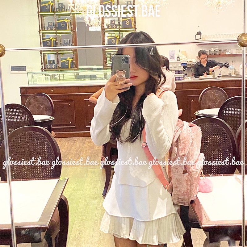 VELVET BACKPACK - BALO NHUNG HỒNG