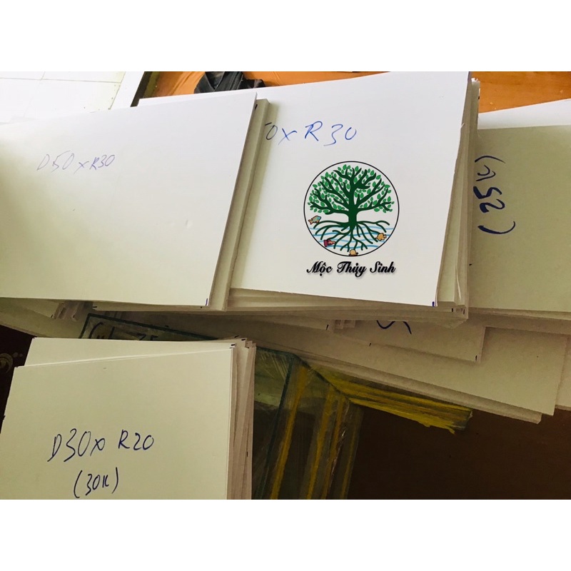 Tấm Bìa Mô Hình Fomex 10mmI Dùng làm Đế set up Layout thô cho Hồ Thủy SinhI Nhiều Kích Cỡ hồ