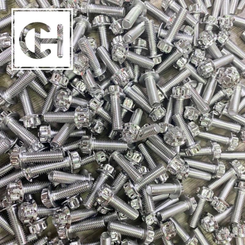 Ốc 8li trụ M3 inox 304 bắt pas heo , treo bô , gác chân