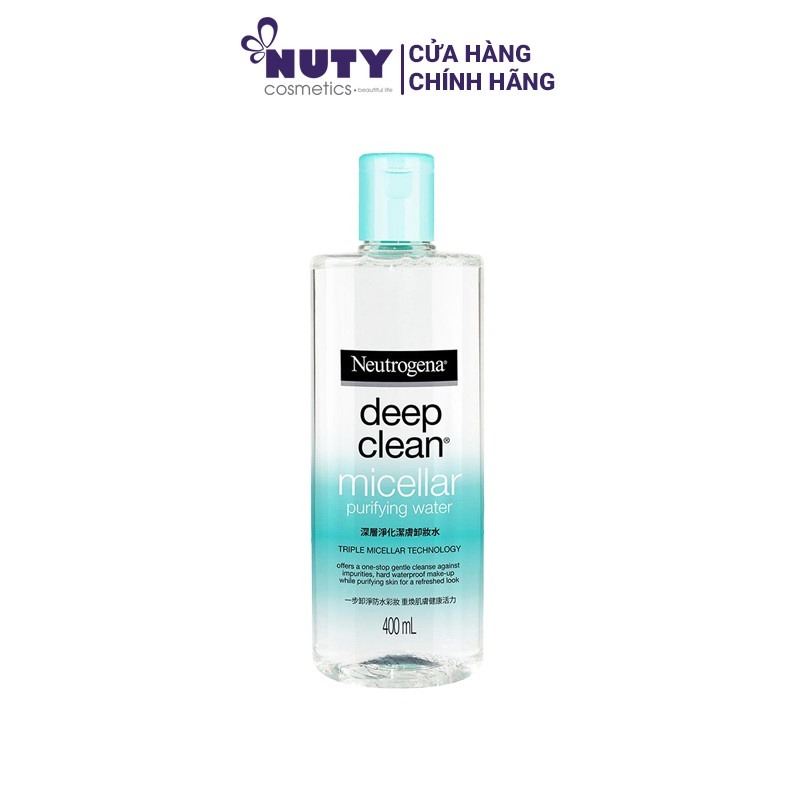 Nước Tẩy Trang Neutrogena Deep Clean Micellar Purifying Water (400ml)