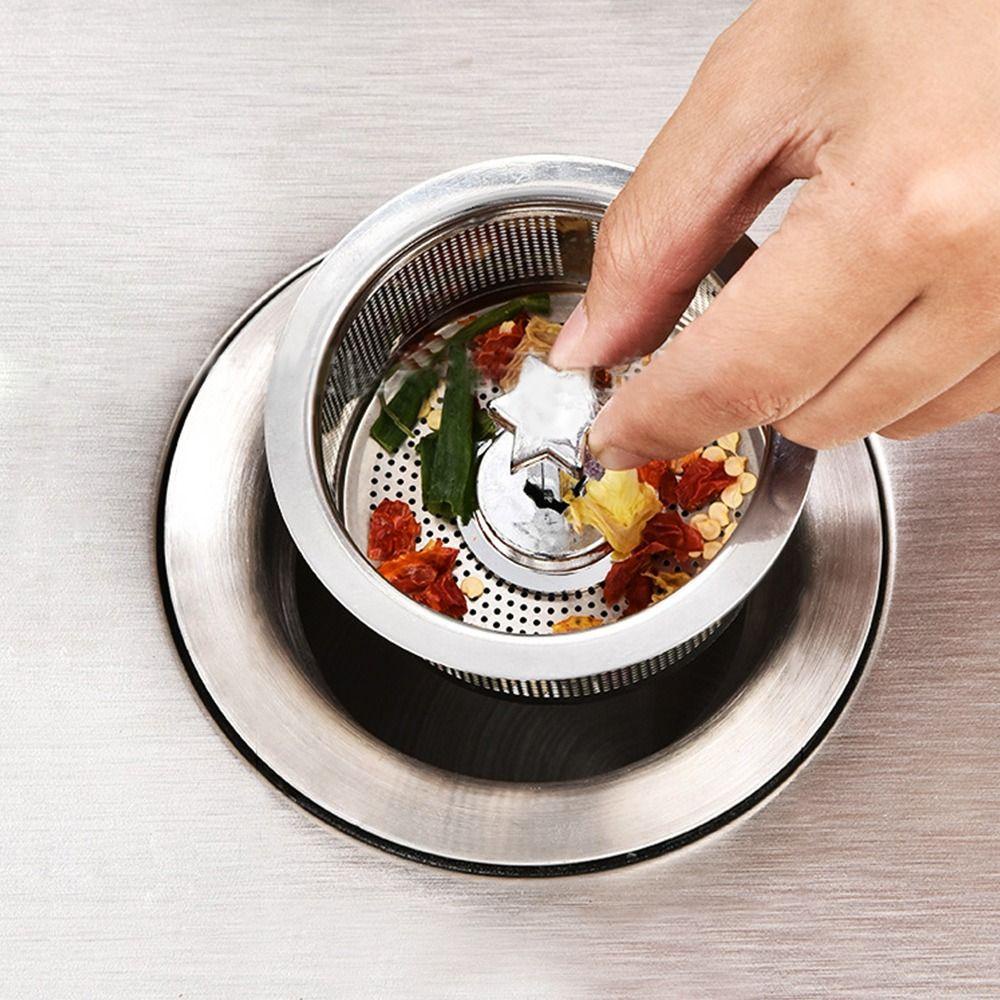 KUNHEV Lưới Lọc Rác Bồn Rửa Chén Bằng Thép Không Gỉ Tiện Dụng