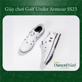 Giày golf nam khoá boa, siêu nhẹ, kháng bụi under armour 2023