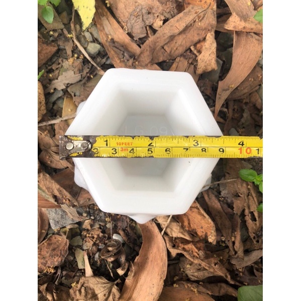 Khuôn chậu lục giác mini 9cm