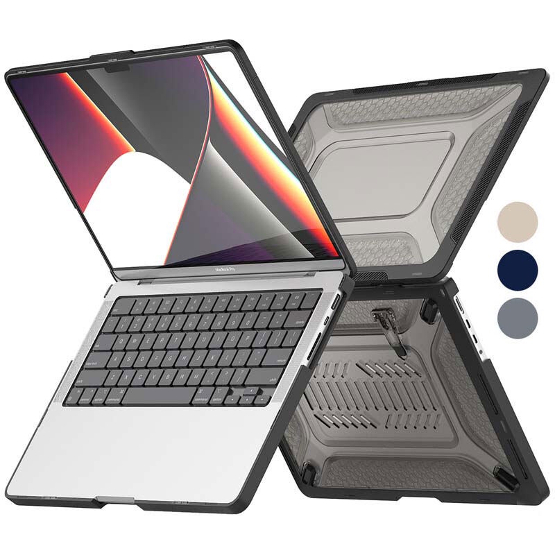 Ốp Bảo Vệ Hai Lớp Cứng Chống Sốc Cho MacBook Air 13.6 inch 2022 / MacBook Pro 14 inch 2021 / MacBook Air 13 inch 2018 2020 / MacBook Pro 13 inch 2018 2020 2022