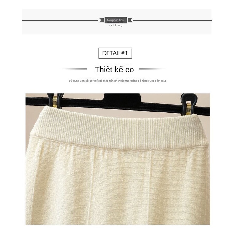 Chân Váy Đuôi Cá Dài Lưng Cao Thời Trang Thu Đông Dành Cho Nữ