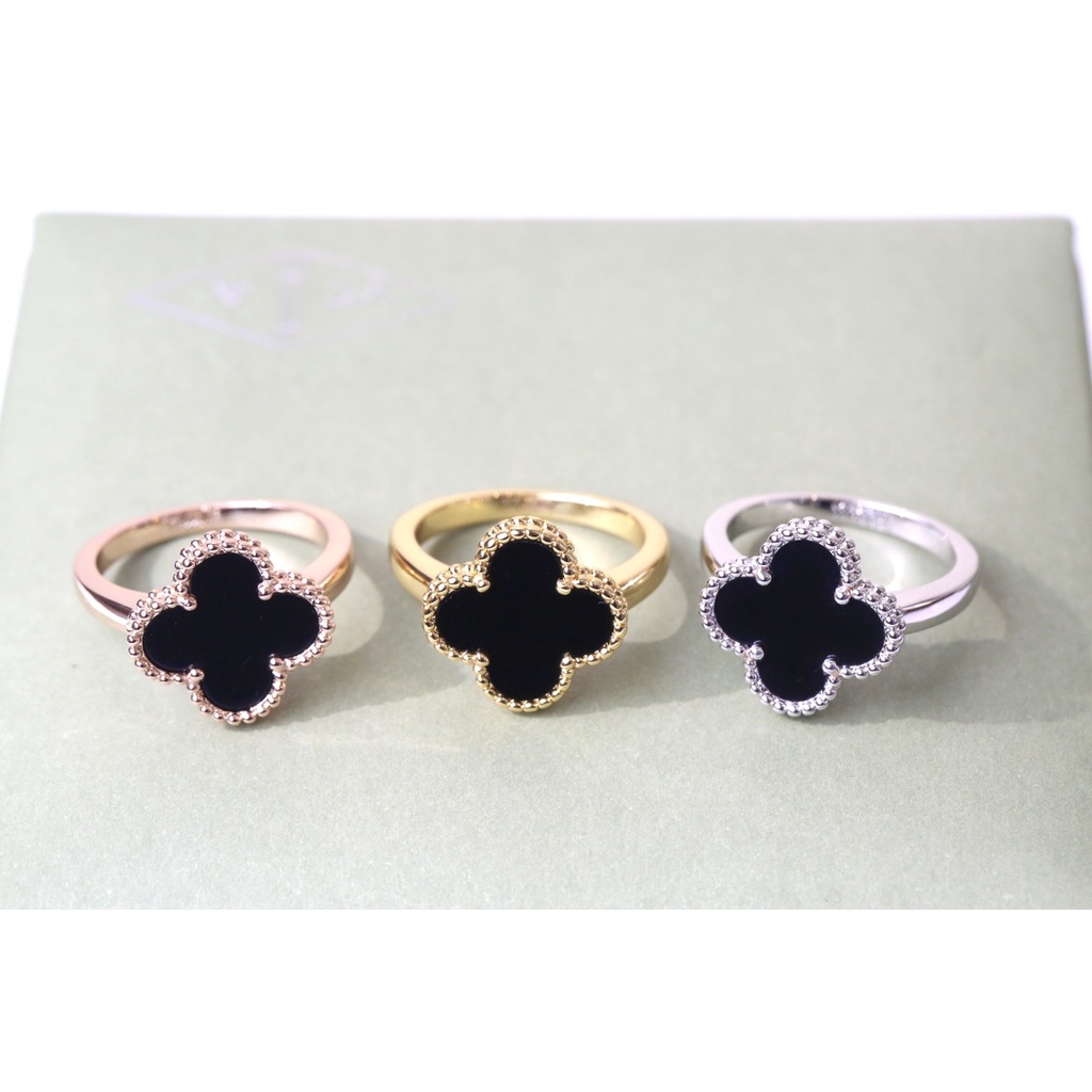 Nhẫn Cỏ Ba Lá 18K Vàng nữ Nhẫns