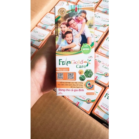 siro Frangold Care giảm ho long đờm, viêm mũi