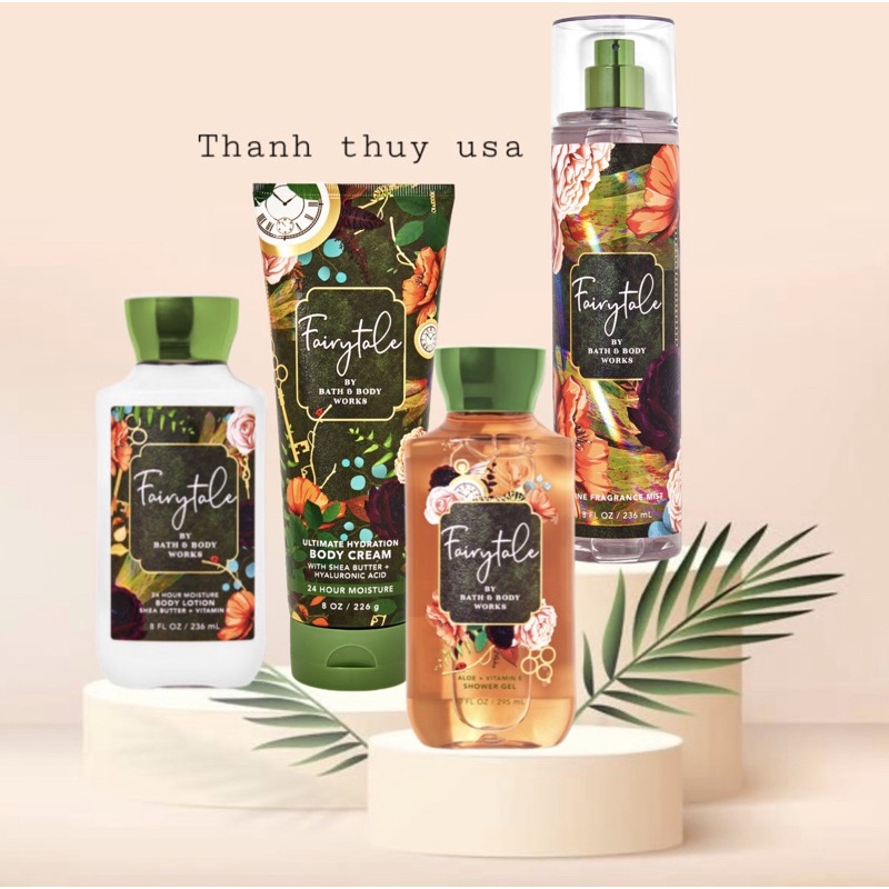 Bộ Sản Phẩm Sữa Tắm - Lotion - Xịt Thơm Toàn Thân Bath & Body Works