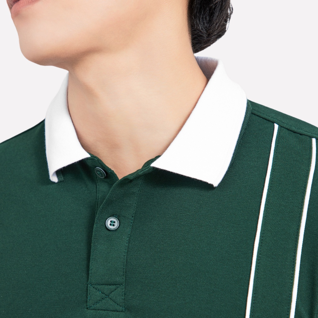 Áo Polo nam tay ngắn HUDOMAN form slimfit chất vải cá sấu cotton CVC co giãn tốt chống nhăn, không phai màu APL-00100