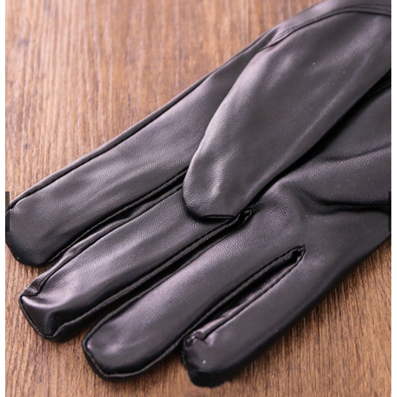 Găng tay da mùa đông đi xe máy suppercheap_store nam nữ lót nỉ chống lạnh nước tất tay giữ ấm