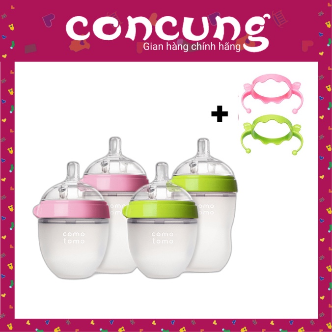 👨‍👩‍👦‍👦👨‍👩‍👦‍👦Bình sữa silicon Comotomo cho bé ( 150ml, 250ml) 👨‍👩‍👦‍👦Cam Kết Chính Hãng Nhập Khẩu Hàn Quốc
