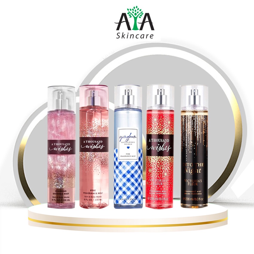 Xịt Thơm toàn thân Into the Night- Xịt Thơm toàn thân Victoria's Secret body mist 236ml Siêu Thơm